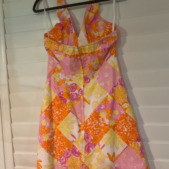 Lilly Pulitzer White Label Halter Dress Size 4 - Picture 2 of 8